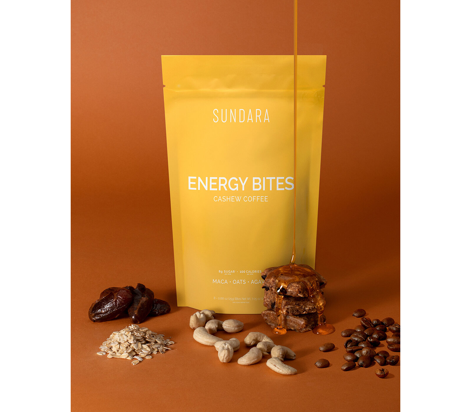 SUNDARA ENERGY BITES CASHEW COFFEE 03