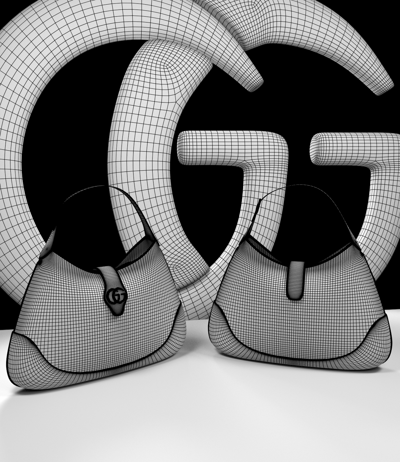 Gucci - Aphrodite shoulder bag_wireframe V2