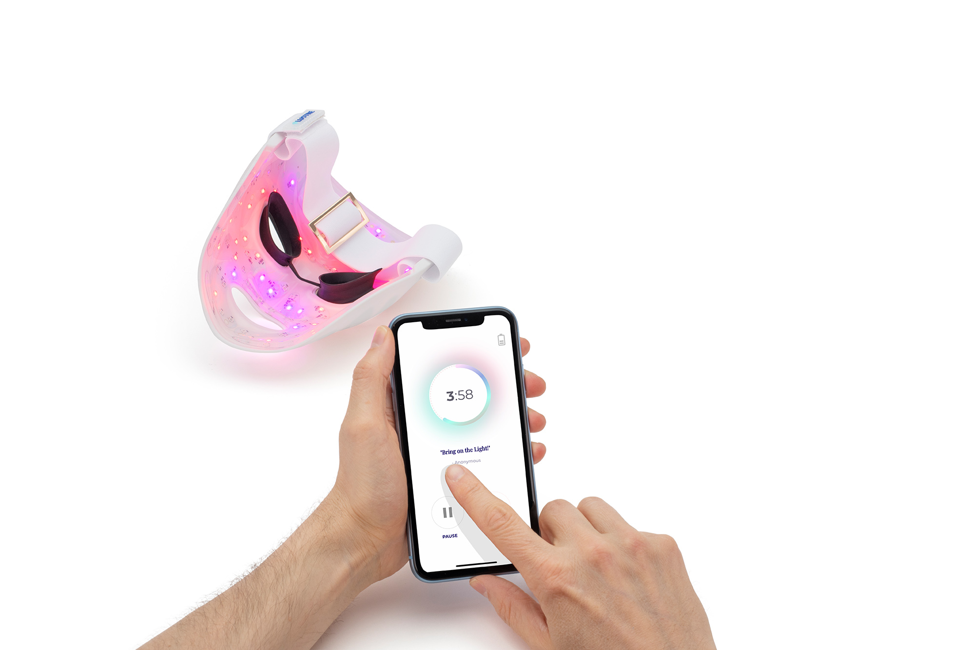 Lustre clearskin mask V4 luxury wristband don julio tequila coachella festival V3