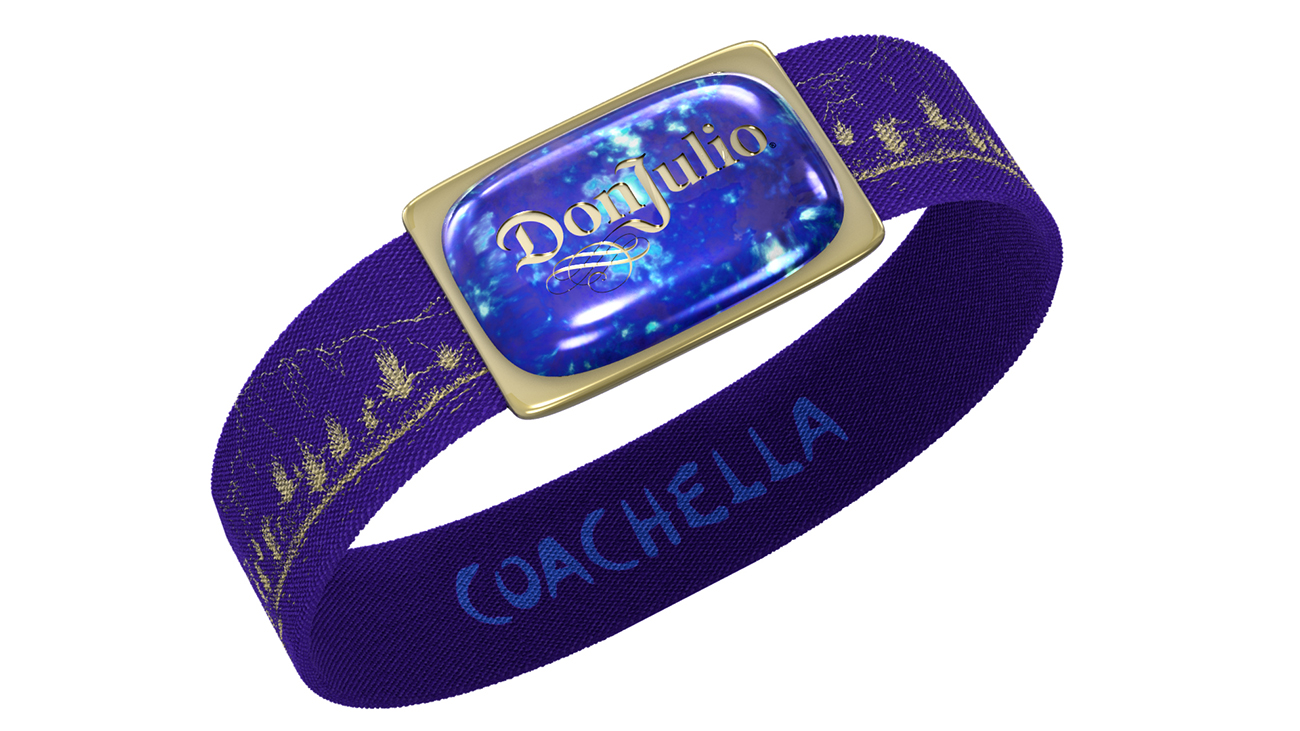 luxury wristband don julio tequila coachella festival V1